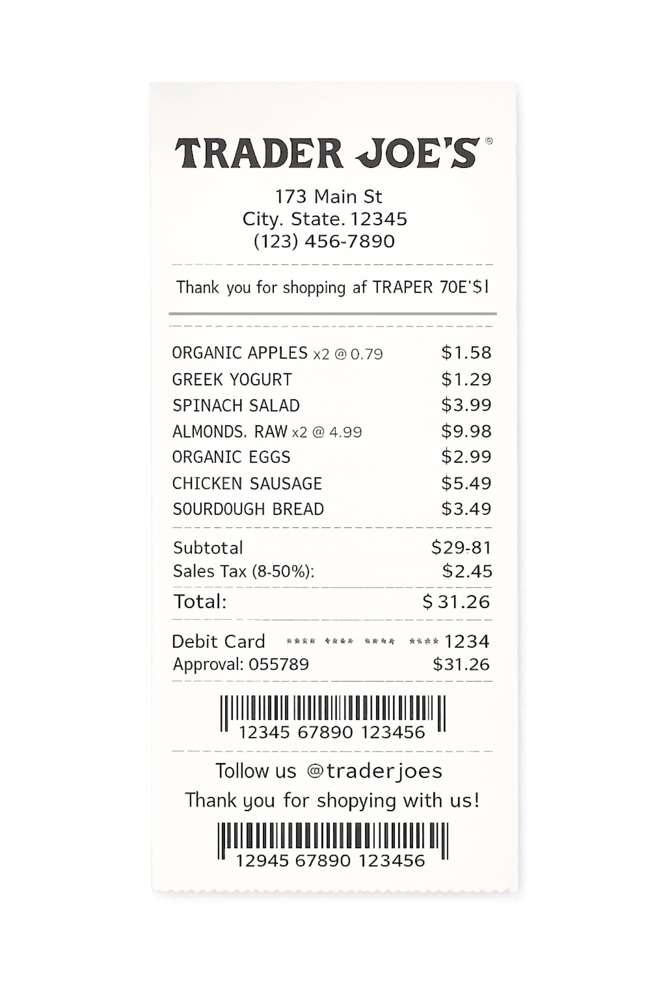 Smart receipt scanning preview